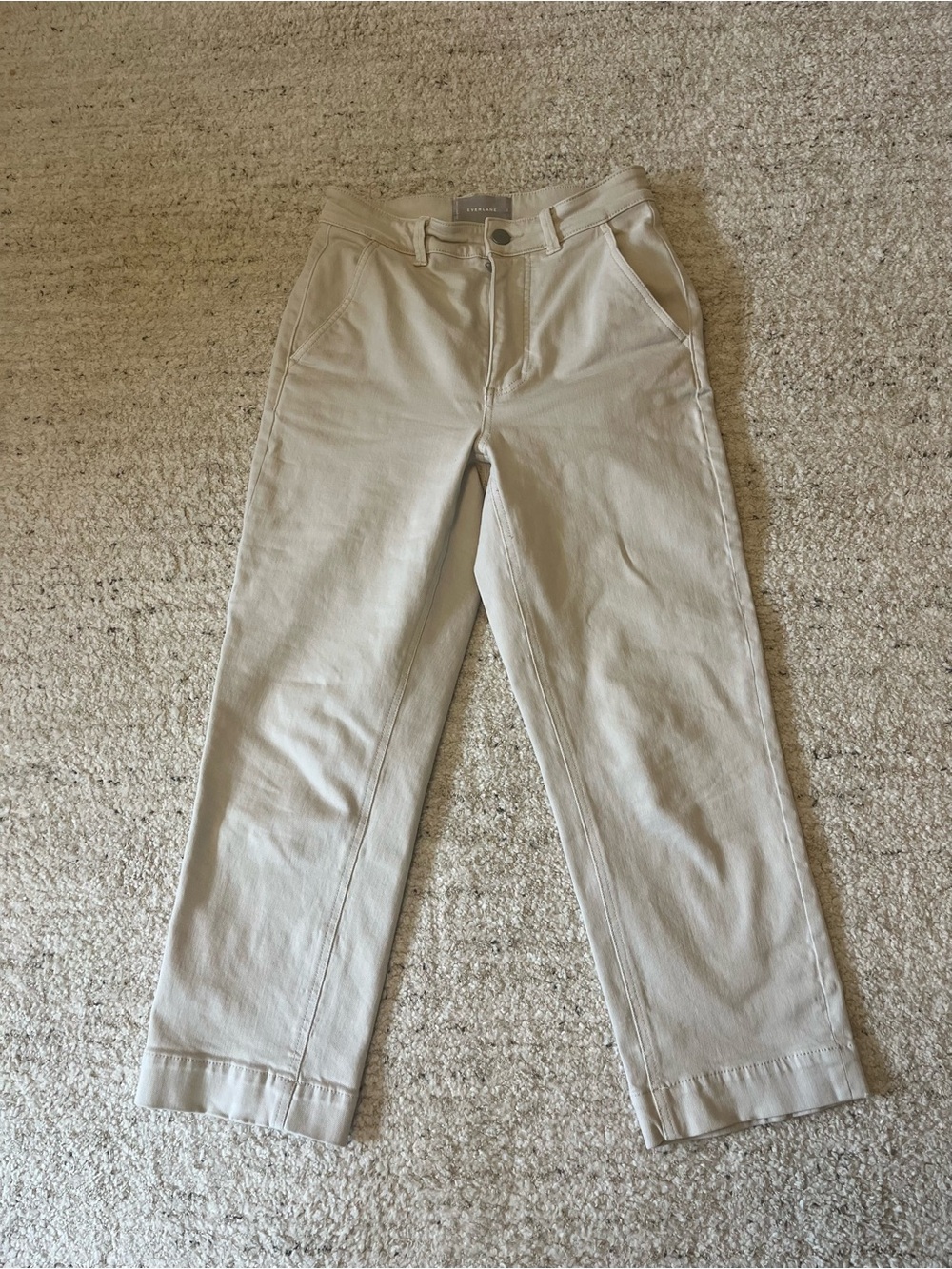 Everlane Beige Cropped Pants